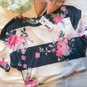 NWT - Floral Short Sleeve Shirt